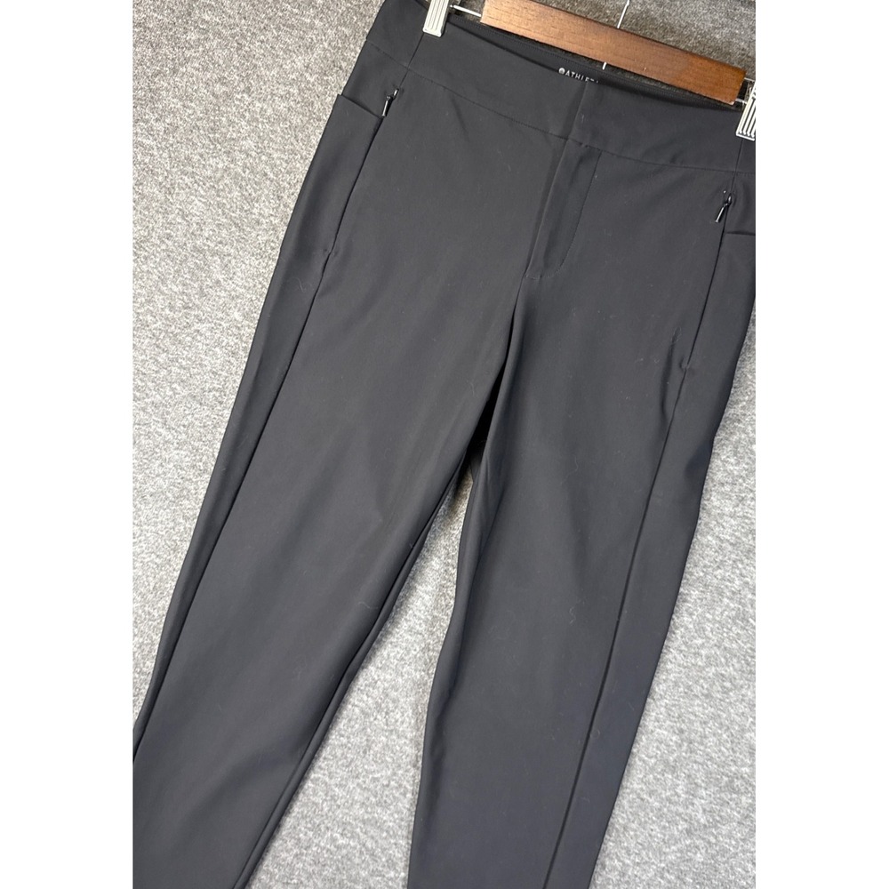 Athleta Stellar Skinny Trouser Pants Black Size 4 Career Manager‎ Office Travel